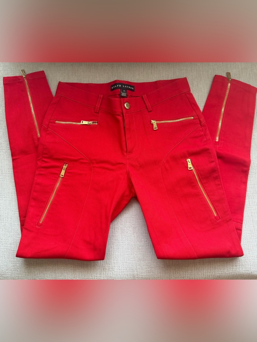 NWT Ralph Lauren 400 Motorcycle Jeans